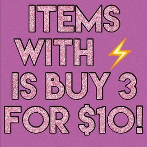 ⚡️3 for $10 and 5 for $14!!!